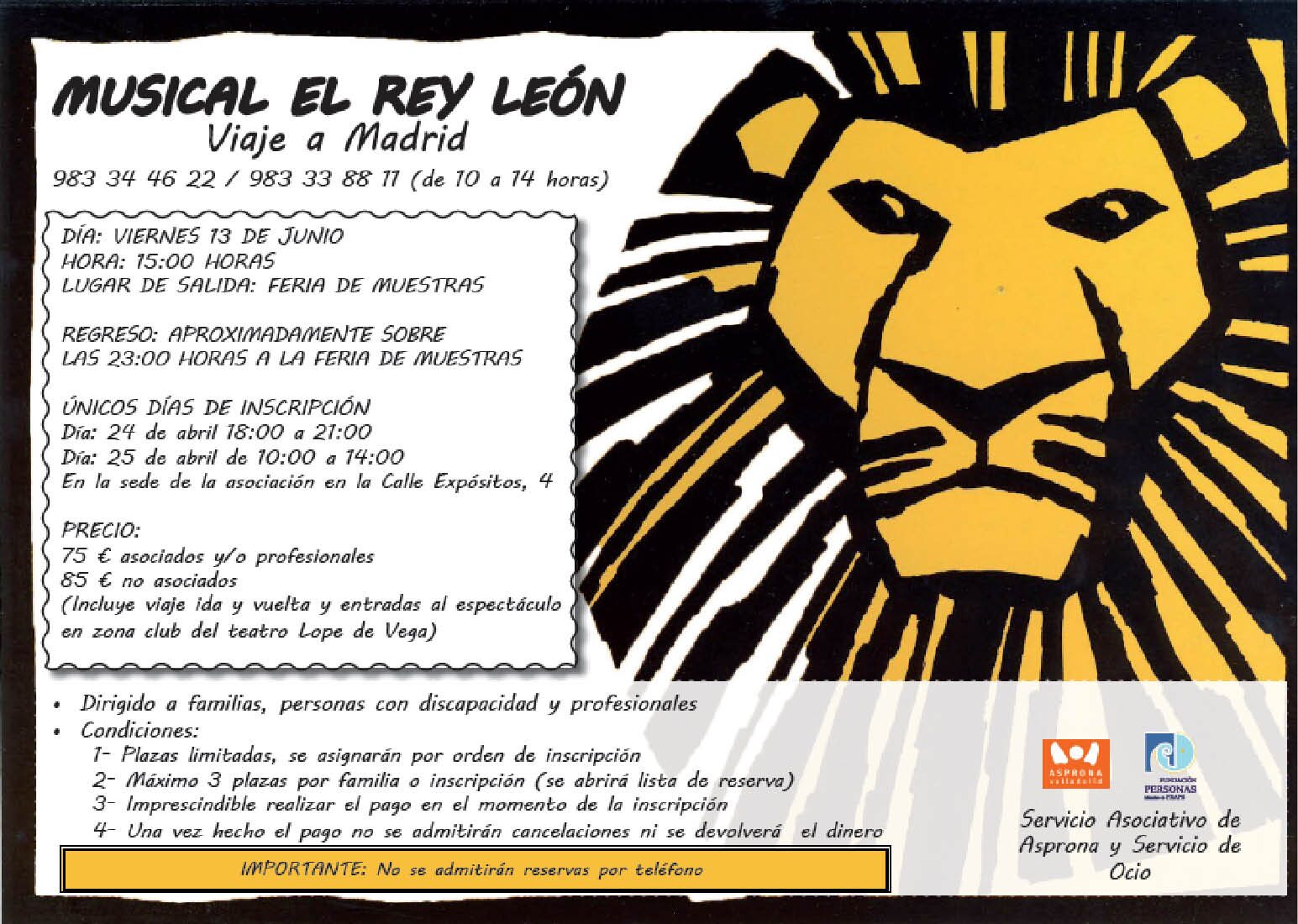 Viaje a Madrid para ver El Rey León