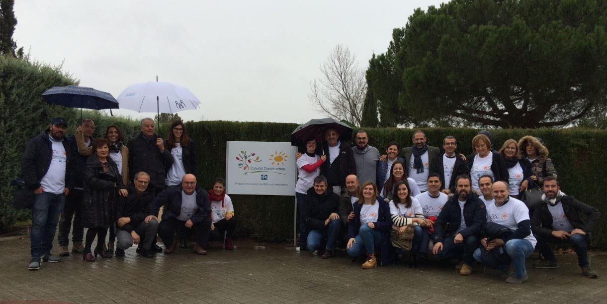Inauguración del “Proyecto Colorful Comunities” de la empresa PPG en el Centro El Pino de Fundación Personas