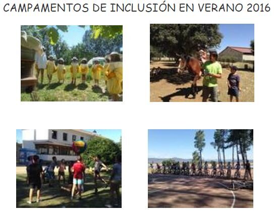 Campamentos de Inclusión en verano 2016