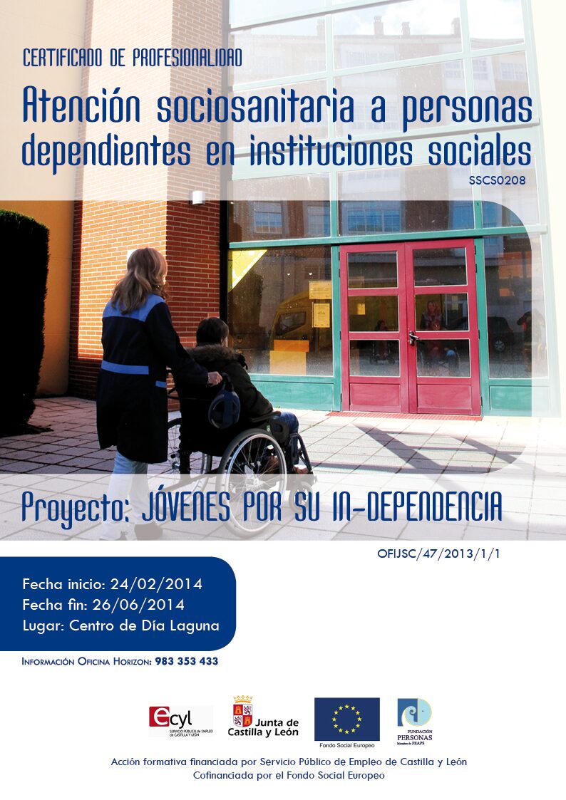 «Atención Sociosanitaria a personas dependientes en instituciones sociales»