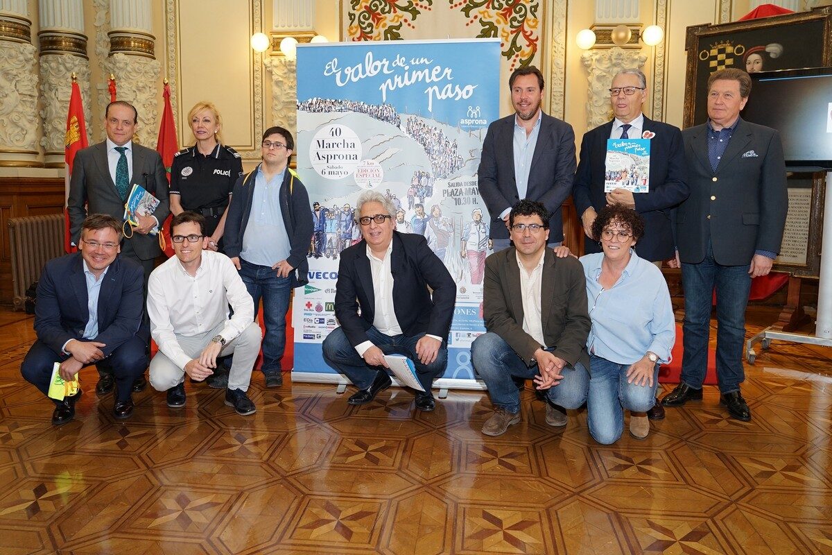 Presentación de la 40 Marcha Asprona en el Ayuntamiento