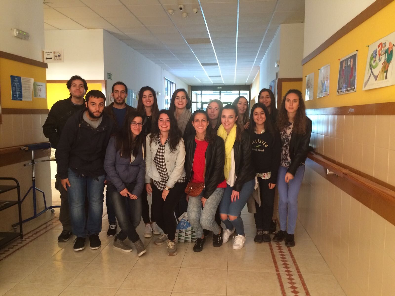 Los alumnos de tercero de enfermería han visitado esta mañana el centro Obregón