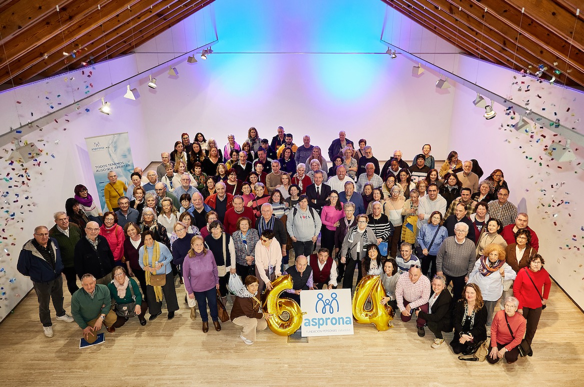 Asprona Valladolid celebra su 64º aniversario junto a 150 familias y profesionales